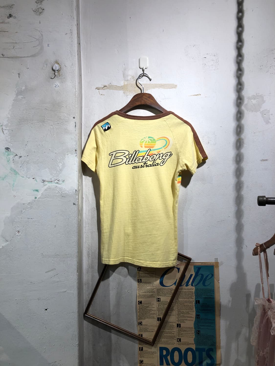 [2213] Billabong yellow sleeve t-shirt 상품이미지5