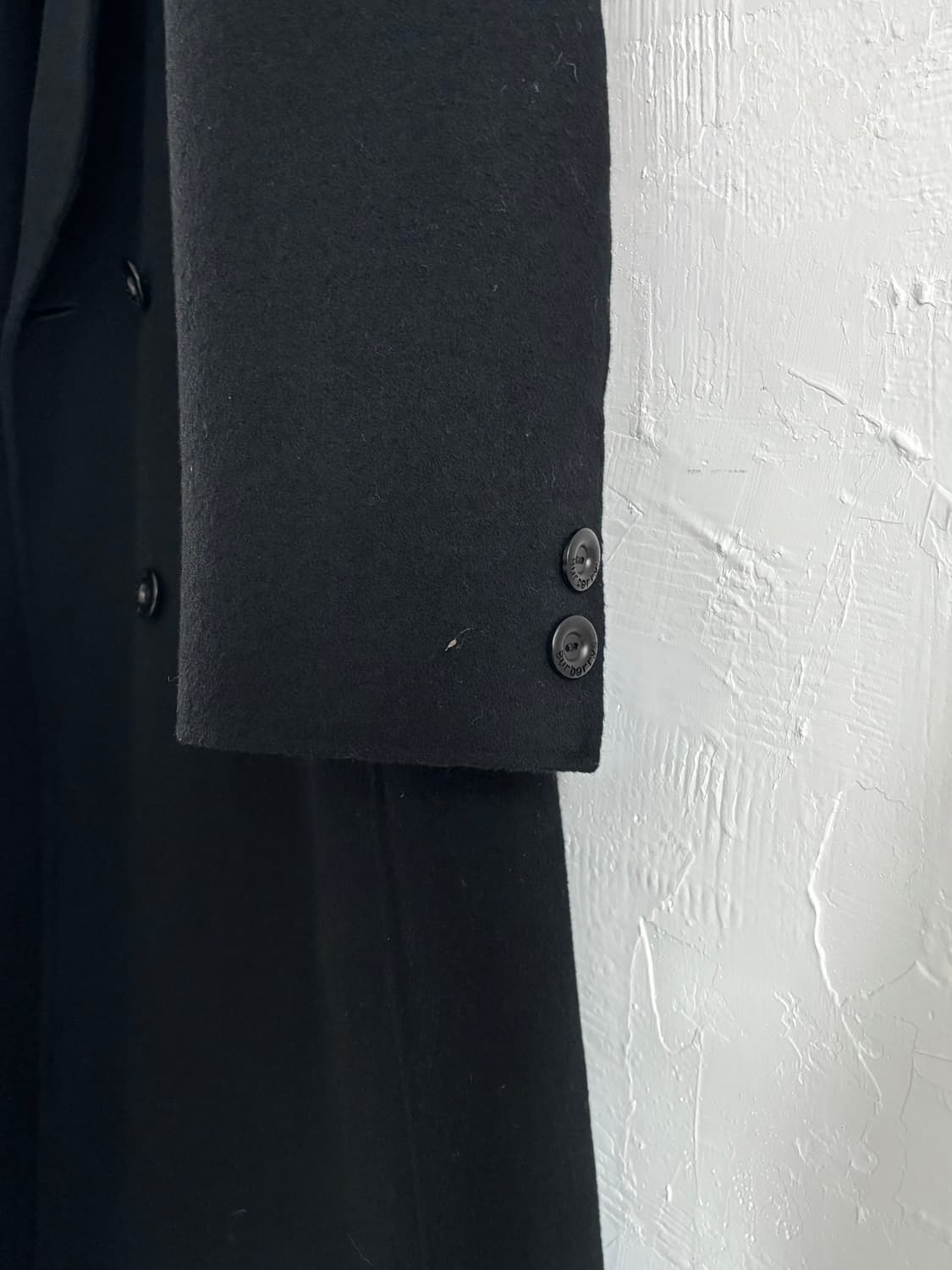 Burberry 버버리 블랙 더블 브레스트 롱코트 상품이미지6