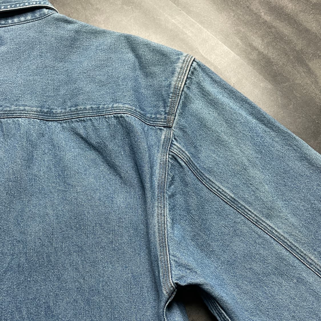 CARHARTT 00s 칼하트 코튼 데님 워크 셔츠 A00919 상품이미지8