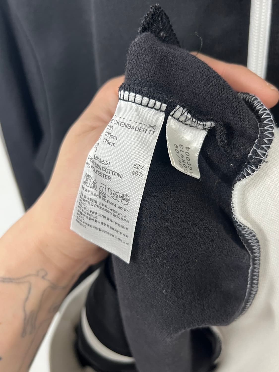 아디다스 베켄바우어 트랙 실버 검정 져지  상품이미지6