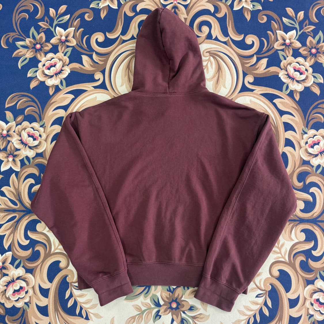 (XL) 마리떼 프랑소와 저버 스몰로고 후드티셔츠(버건디) 상품이미지5