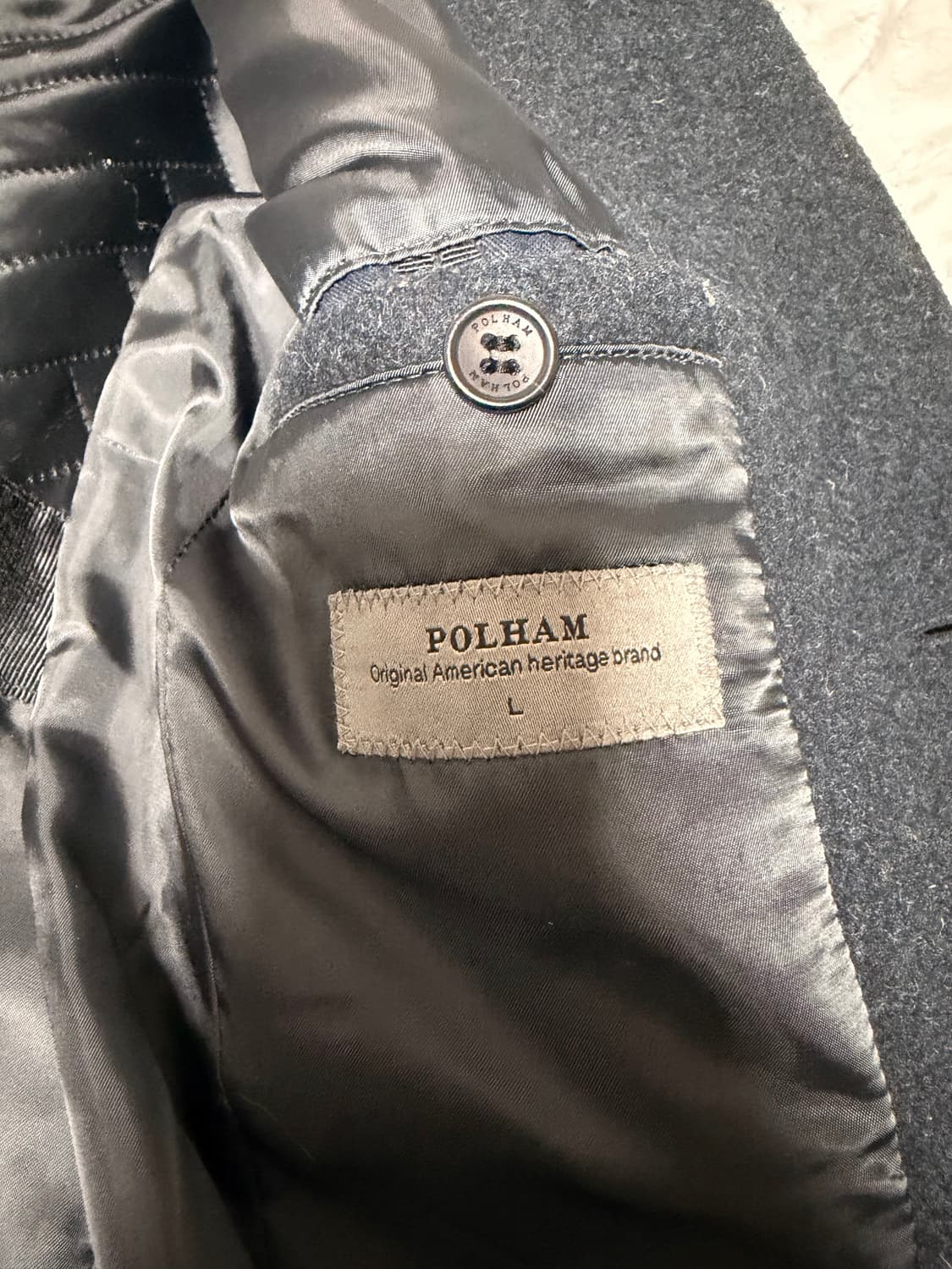 폴햄 네이비 코트 상품이미지2