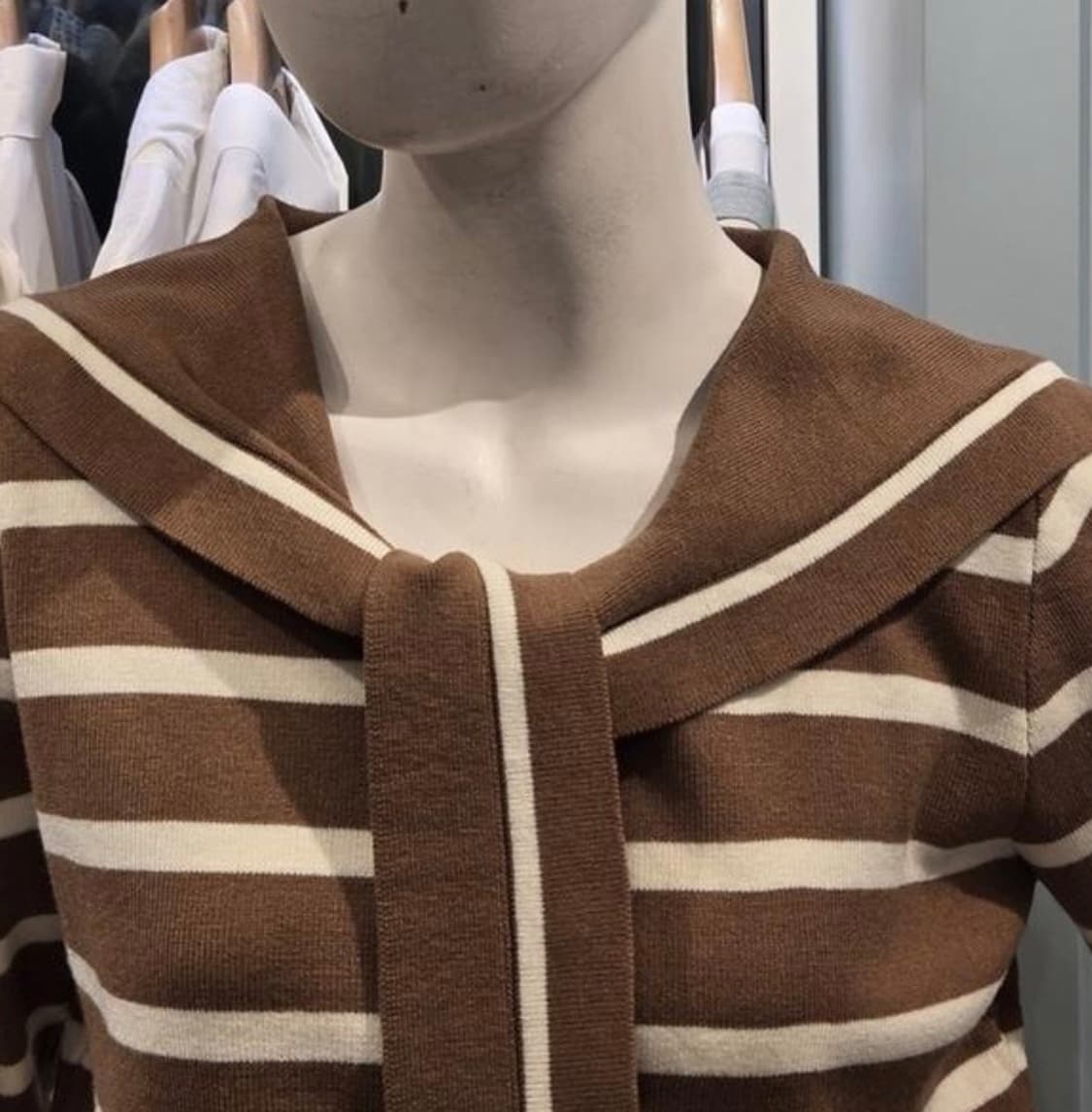 clizy클리지 세일러카라 비스코스 니트 상품이미지7