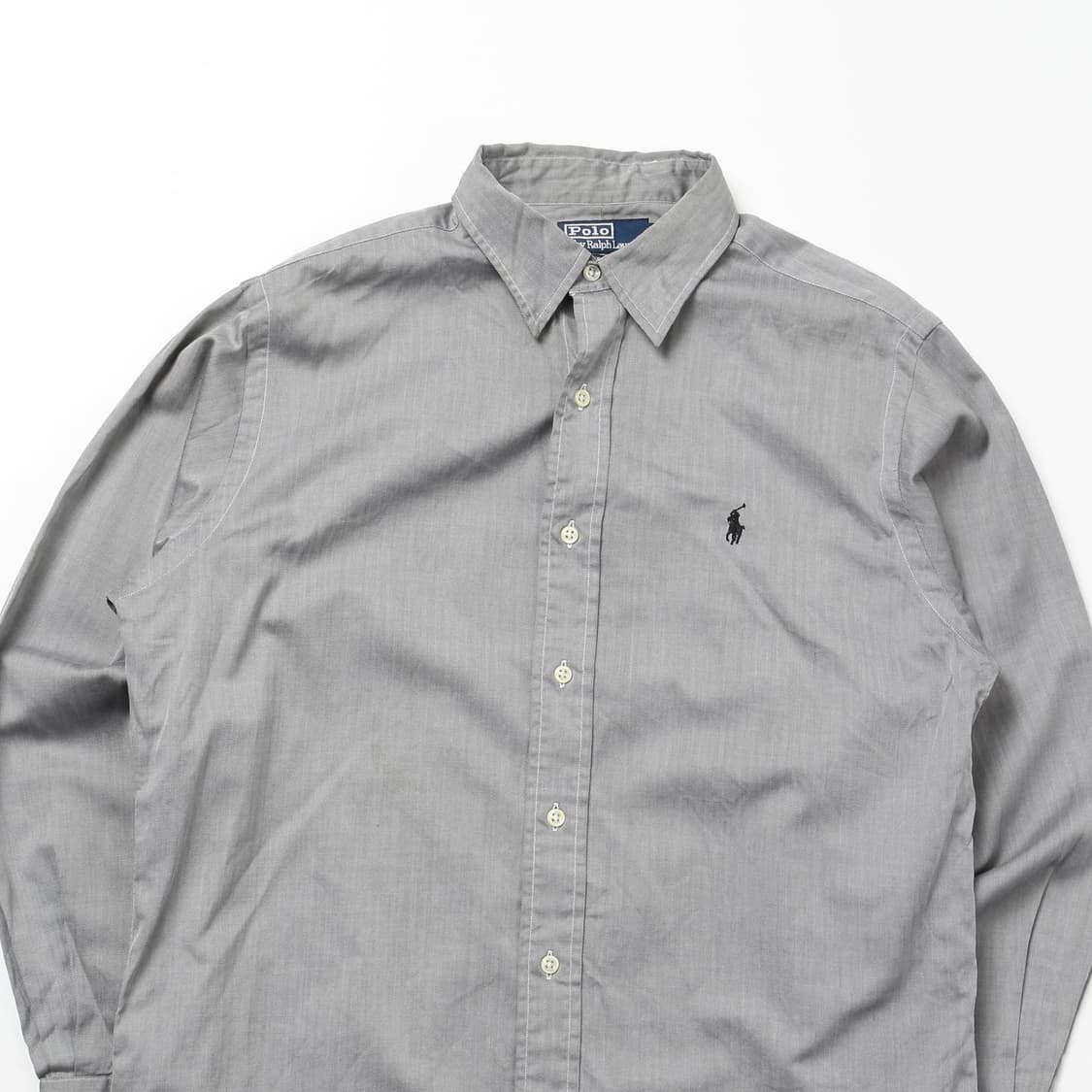 폴로 차콜 해링본 셔츠   상품이미지3