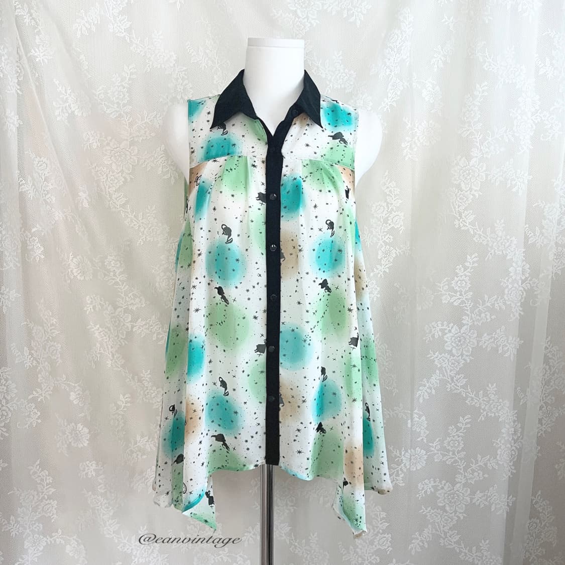 antique pattern color dot sleeveless 상품이미지6