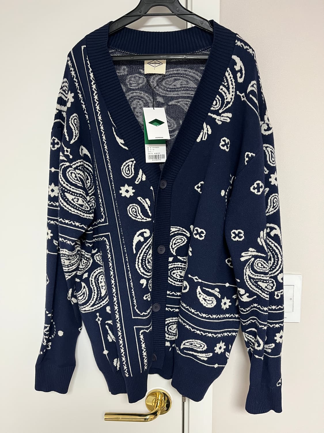 제네럴아이디어 페이즐리 가디건 택있는 새제품 상품이미지5