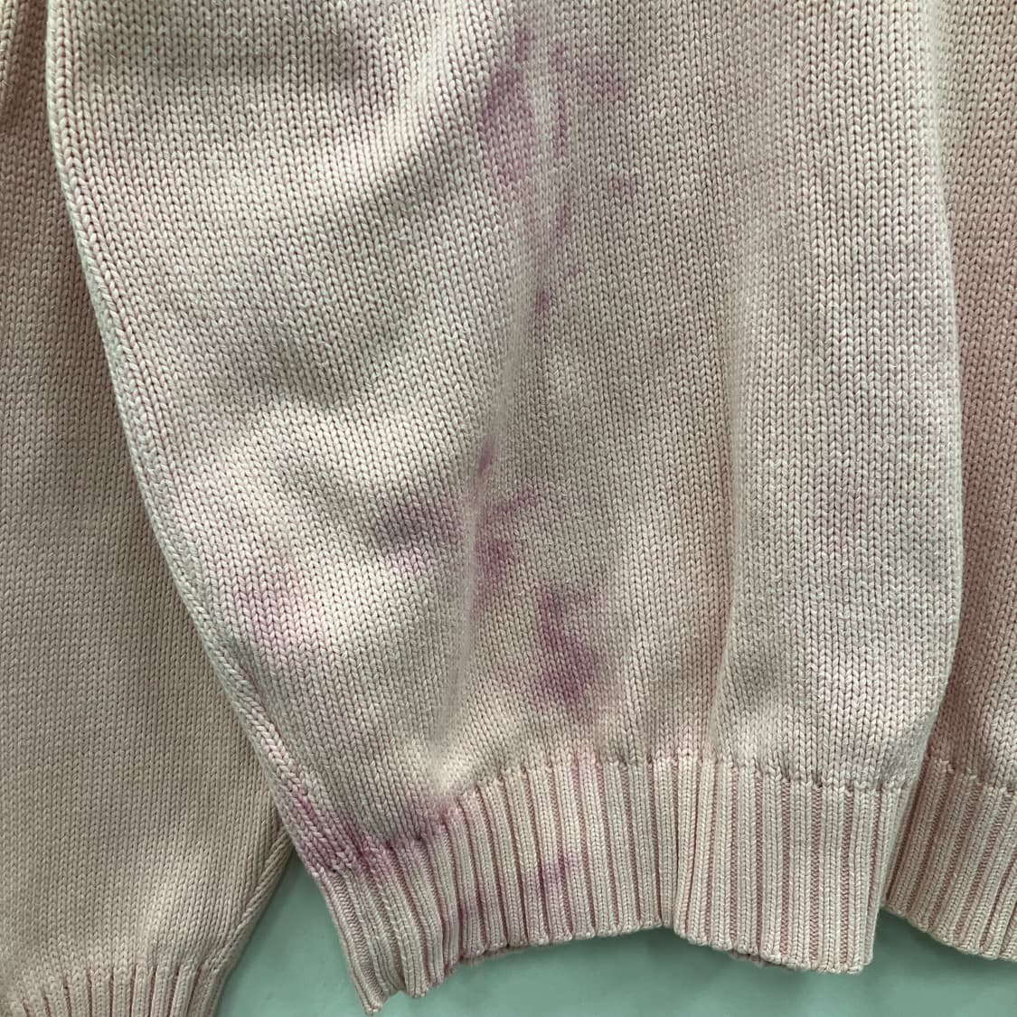 폴로 랄프로렌 핑크 코튼 라운드넥 니트 스웨터 100 상품이미지8