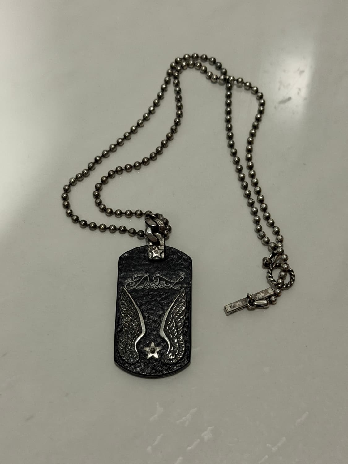 디젤 도그태그 펜던트 목걸이 상품이미지1