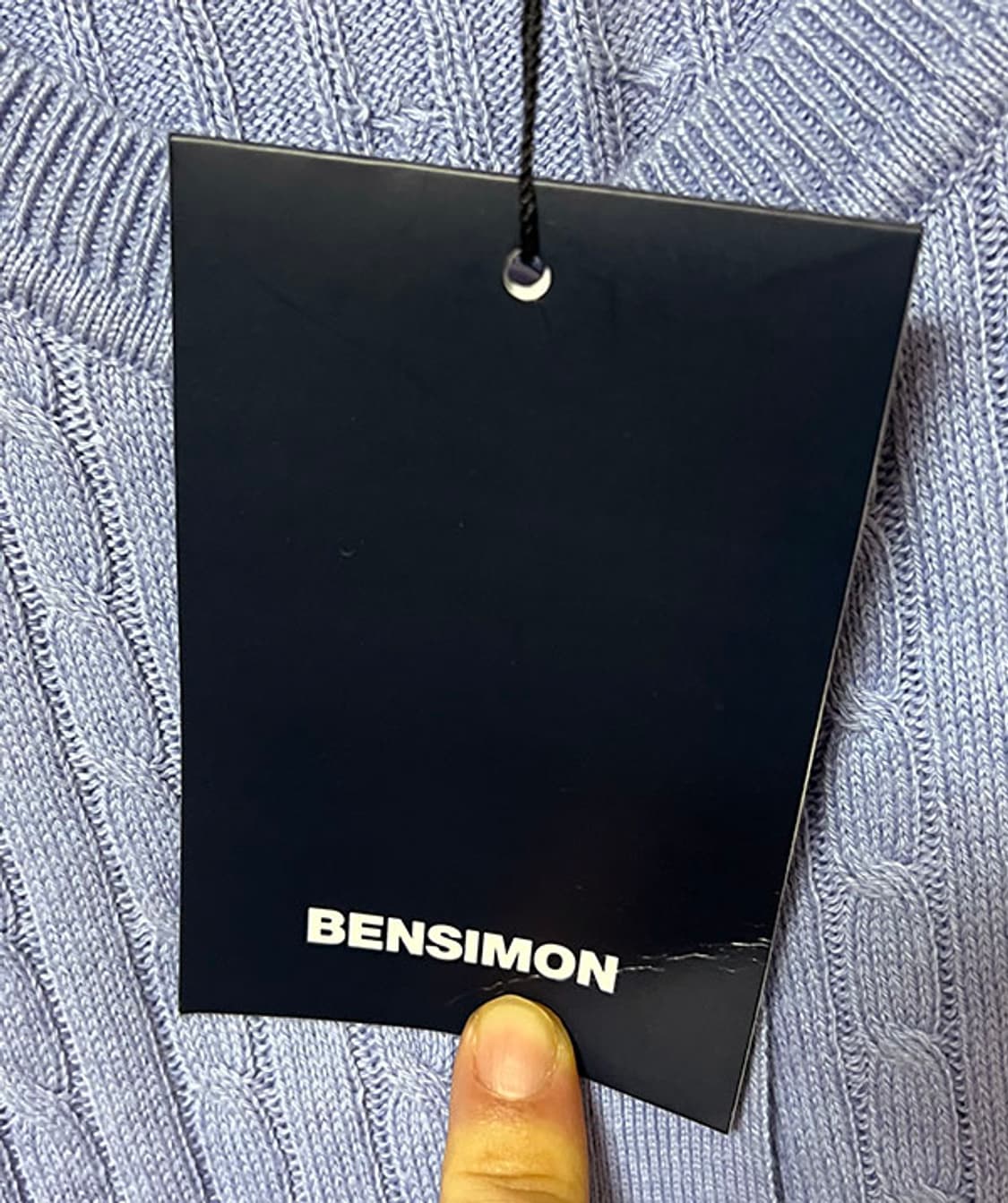 BENSIMON 시그니처 B로고 여자 니트가디건 새상품 L 100 77 상품이미지5