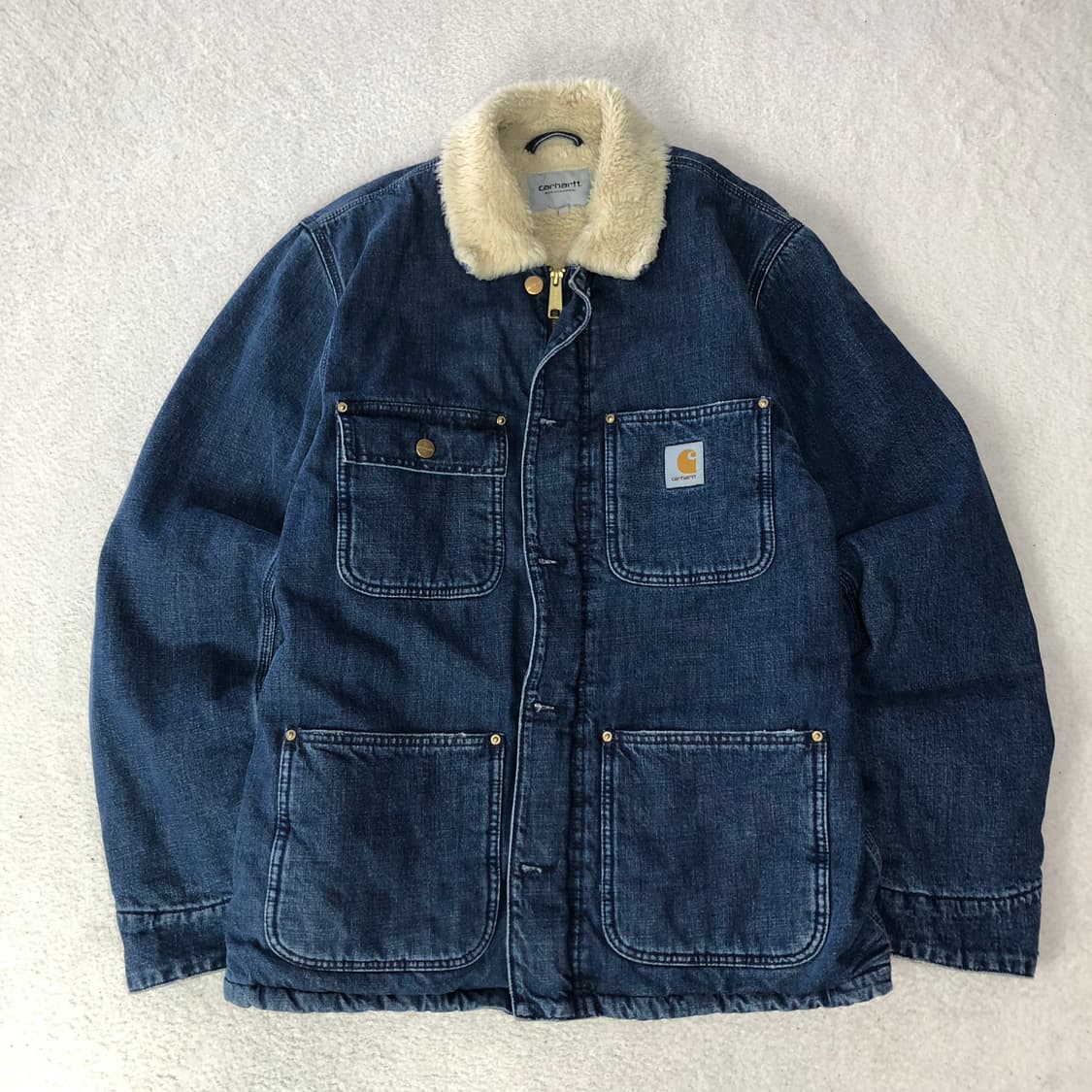 칼하트 데님 쉐르파 자켓 상품이미지1