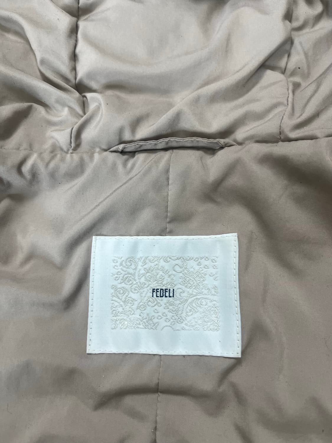 페델리 패딩조끼 브라운 44 상품이미지4