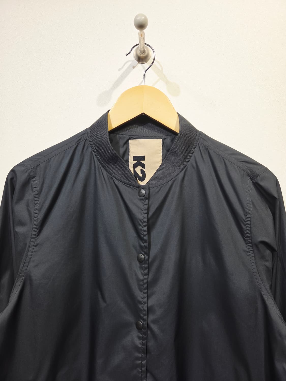 K2 블랙 롱 보머 바람막이 자켓 상품이미지3