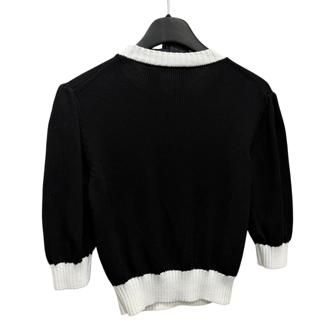 프라다 미니 로고 크롭 코튼 니트 (55) 상품이미지6