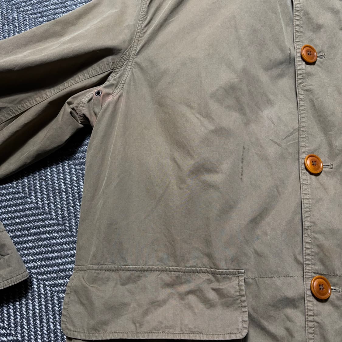 00s 제이크루 빈티지 워크 후드 야상자켓(XL) 상품이미지5