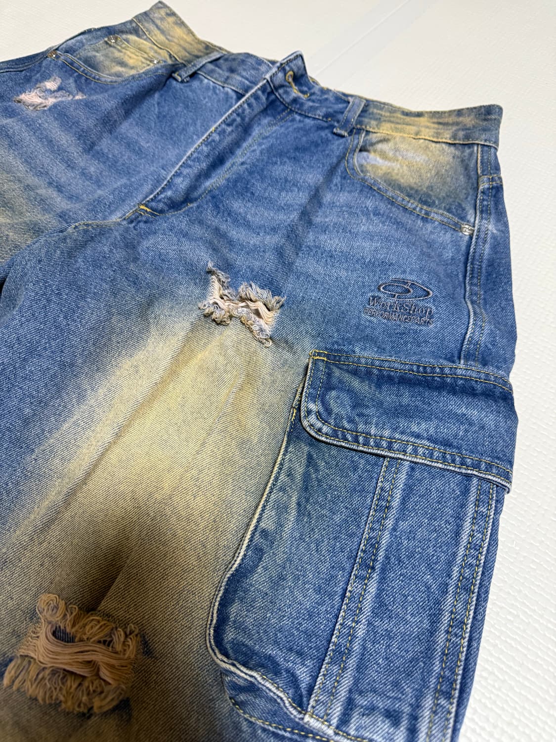 트래블 카고 데님 팬츠 상품이미지4