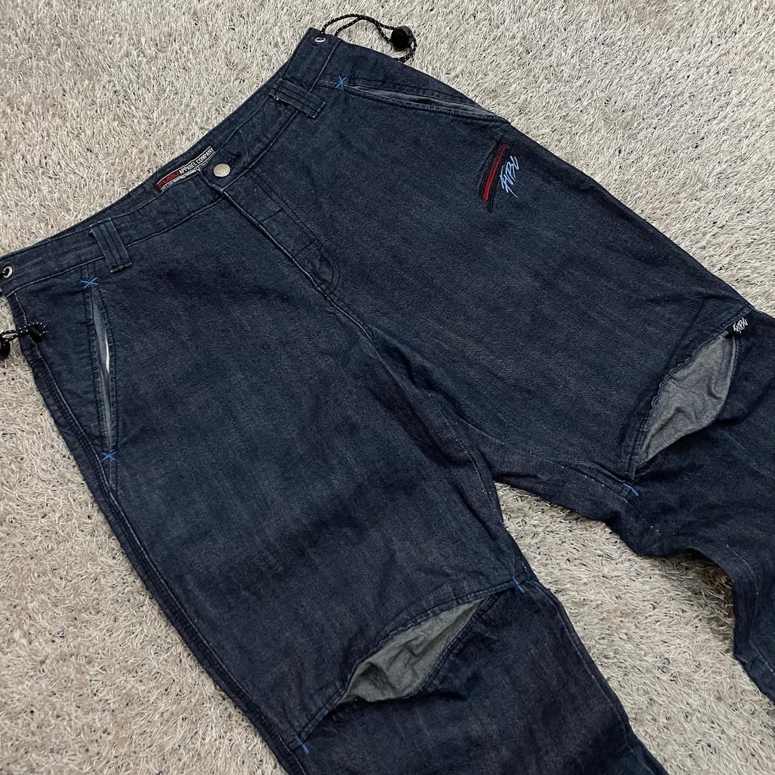 후부(FUBU) 힙합 올드스쿨 데님팬츠 상품이미지3