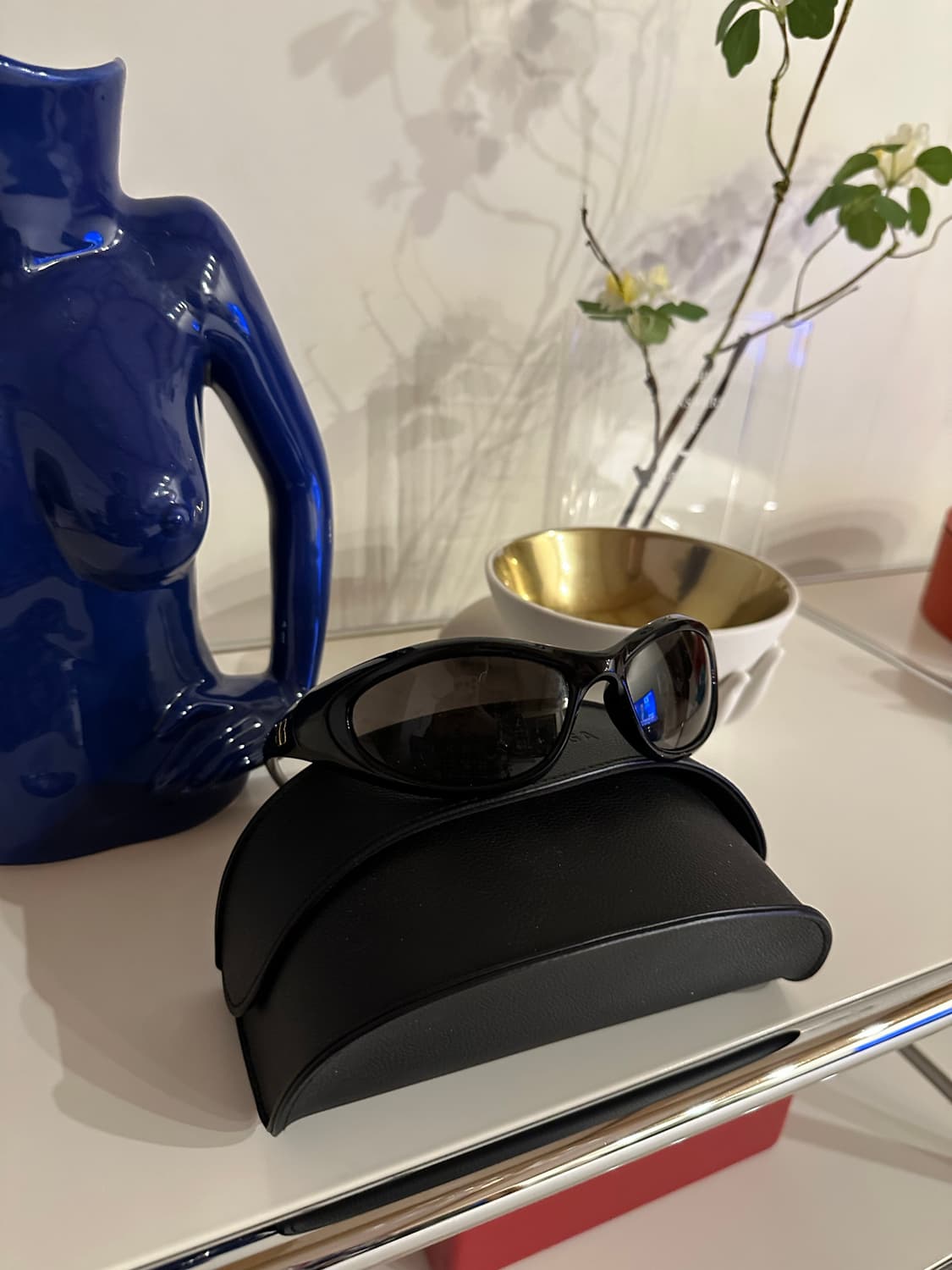 발렌시아가 스포티 B 라운드 Af 선글라스 블랙 상품이미지7