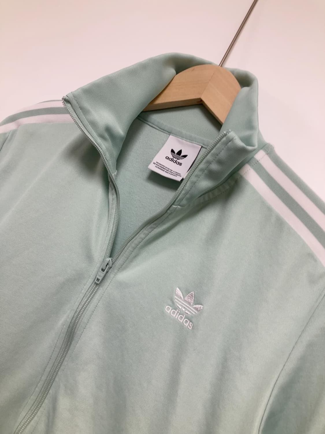 아디다스 신형 민트 베켄바우어 져지 연그린 자켓 투웨이 집업 트랙탑 상품이미지2