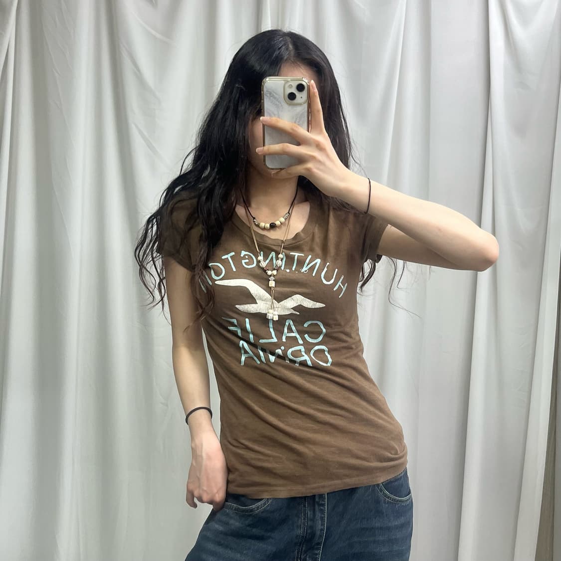 Hollister brown T-shirts 상품이미지2