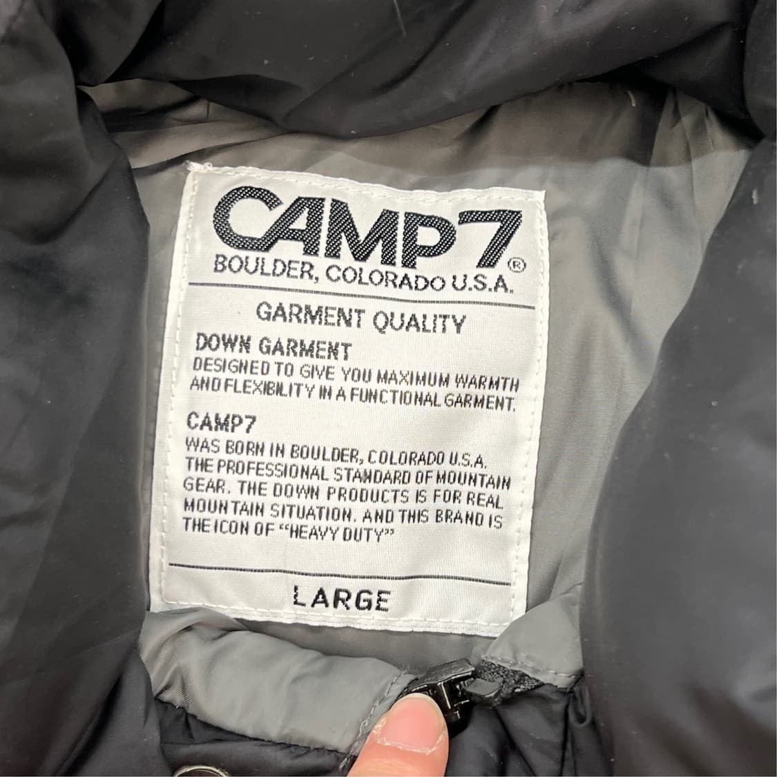 캠프7 패딩베스트 r2277 상품이미지5