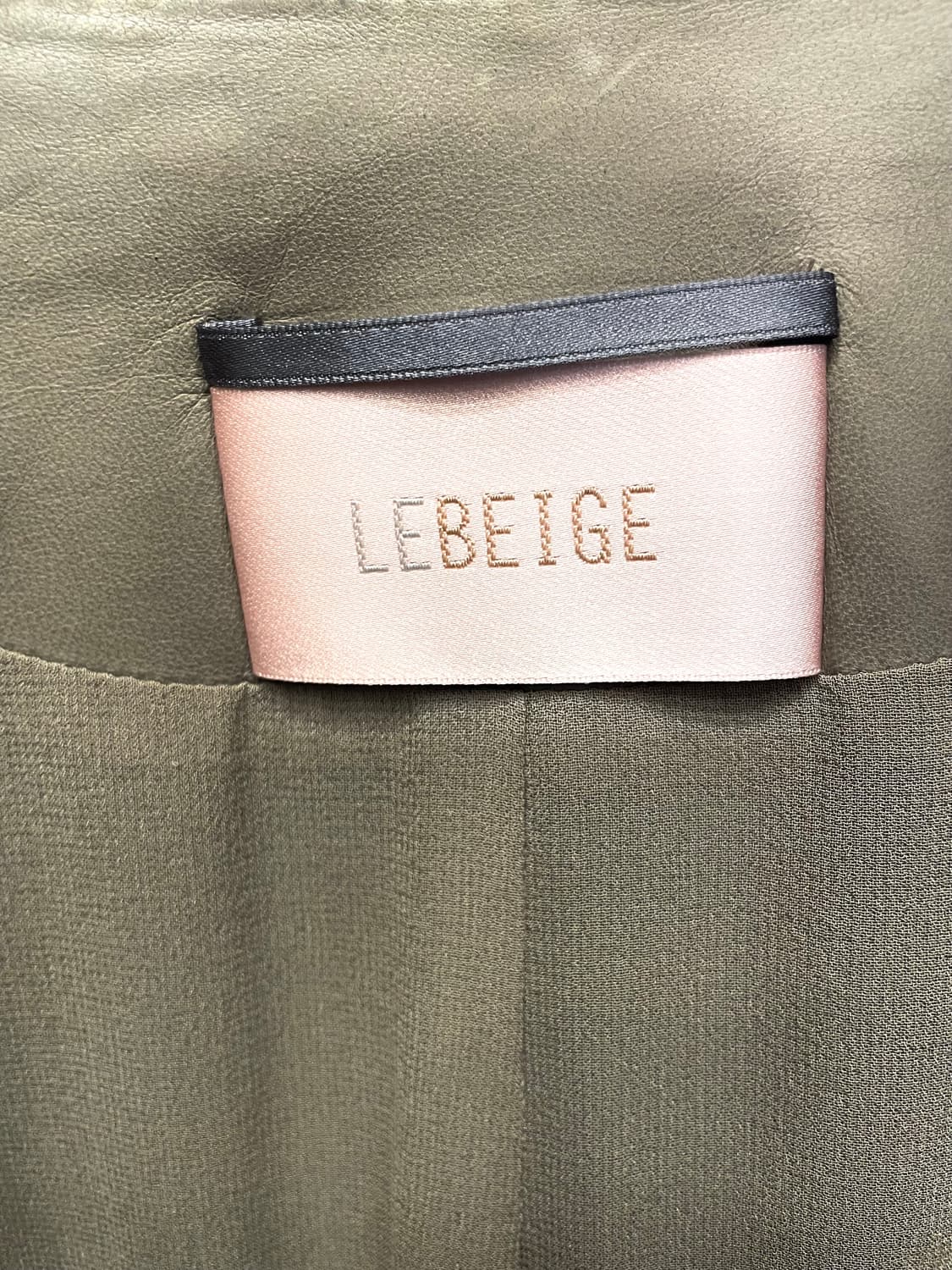 르베이지 아주 얇은 양가죽 베스트 66 상품이미지9