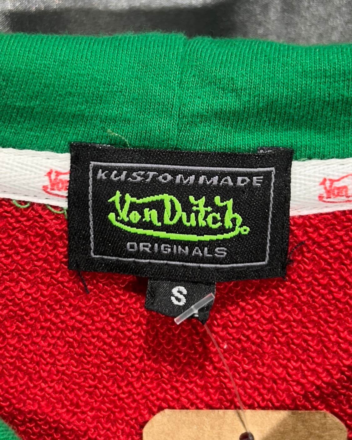 S 본더치 시그니처 로고 레드&그린 후드 상품이미지5