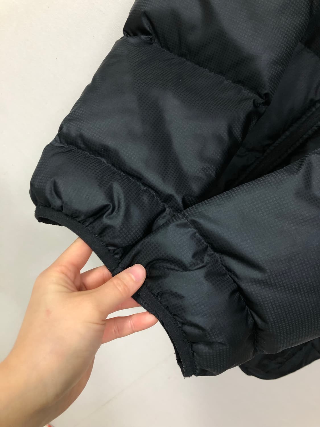 나이키 그레이 스우시 후드 구스다운 패딩 _ 블랙 M 상품이미지3