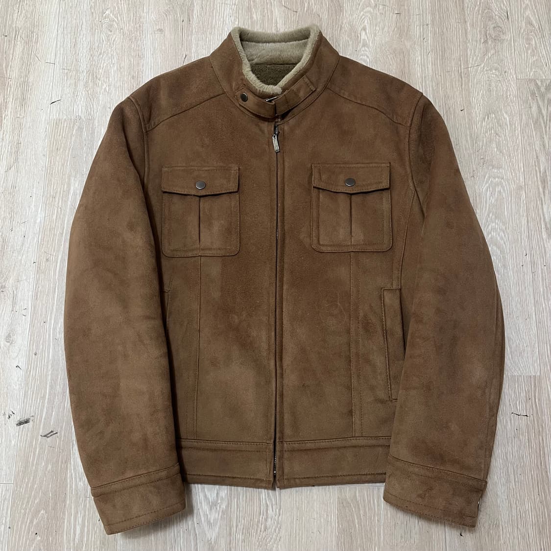 페리골드 남성 안감 스웨이드 자켓 L/100 상품이미지1