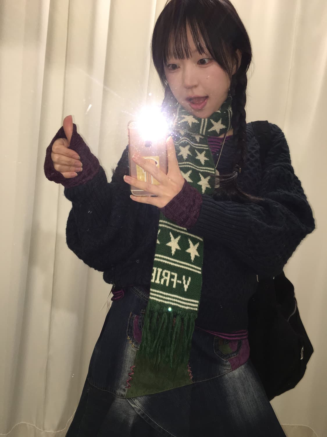 y2k 별 머플러 상품이미지5