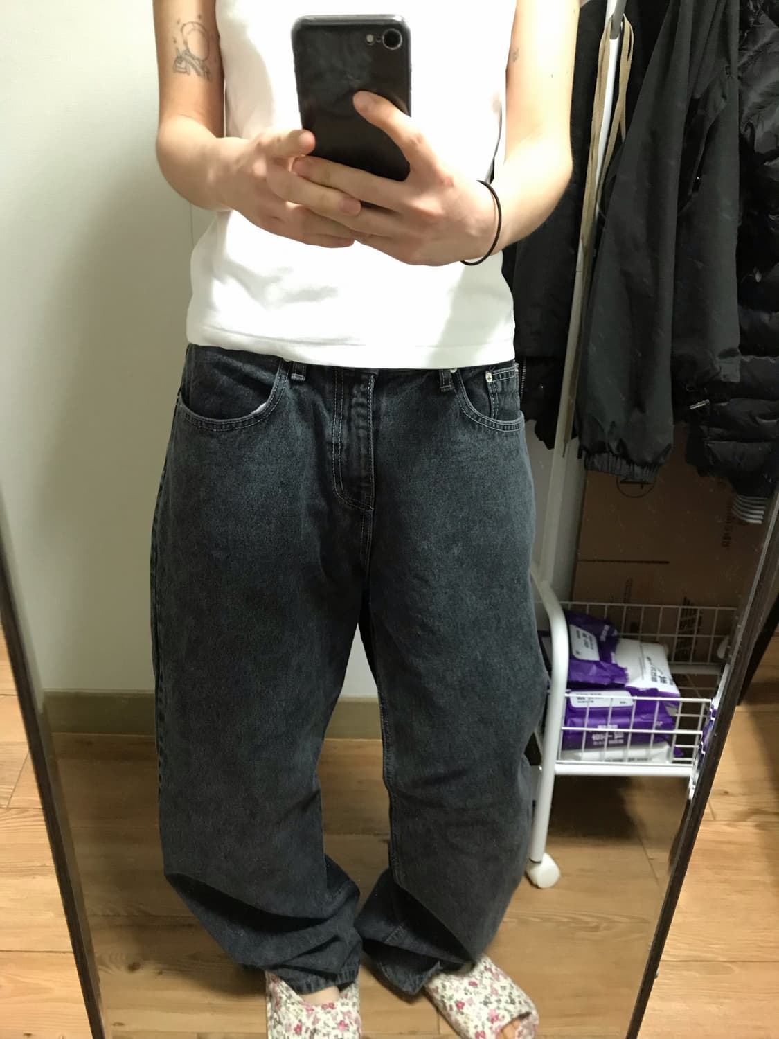 흑청 팬츠 상품이미지1