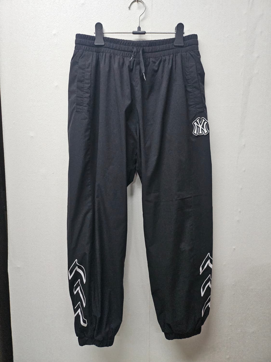 NY Yankees NY 트레이닝 조거팬츠 바지 블랙 165 상품이미지2