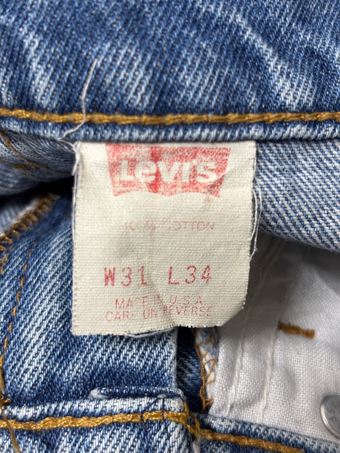 90‘s Levi’s 517 Orange Tab Denim Pants 상품이미지8