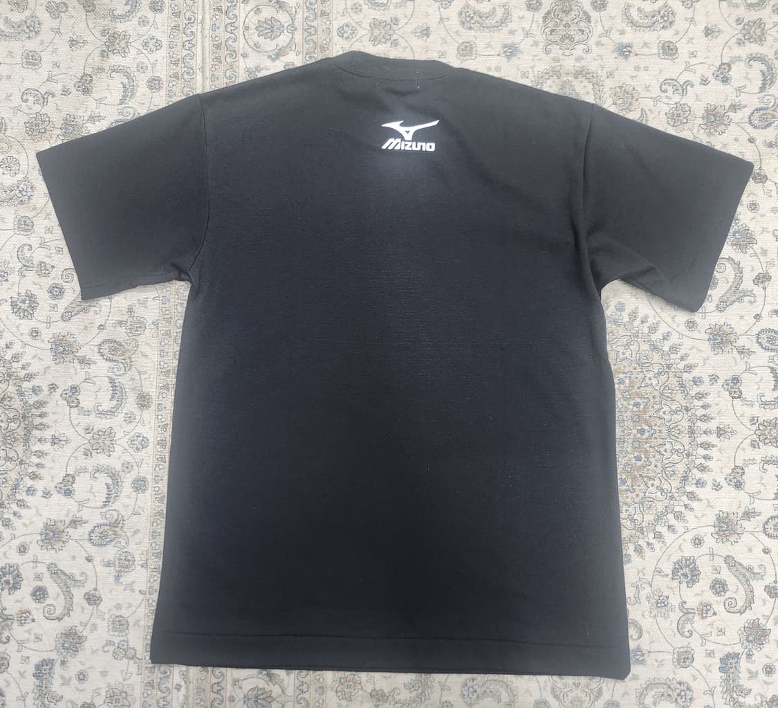 (새상품) 미즈노 검정색 스포렉 기능성 티셔츠 XS (44-44반) 상품이미지2