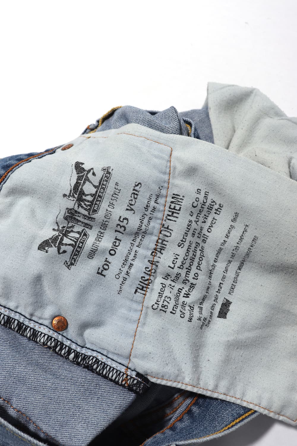 LEVIS 505 중청 레귤러핏 데님 팬츠 size 32 상품이미지6