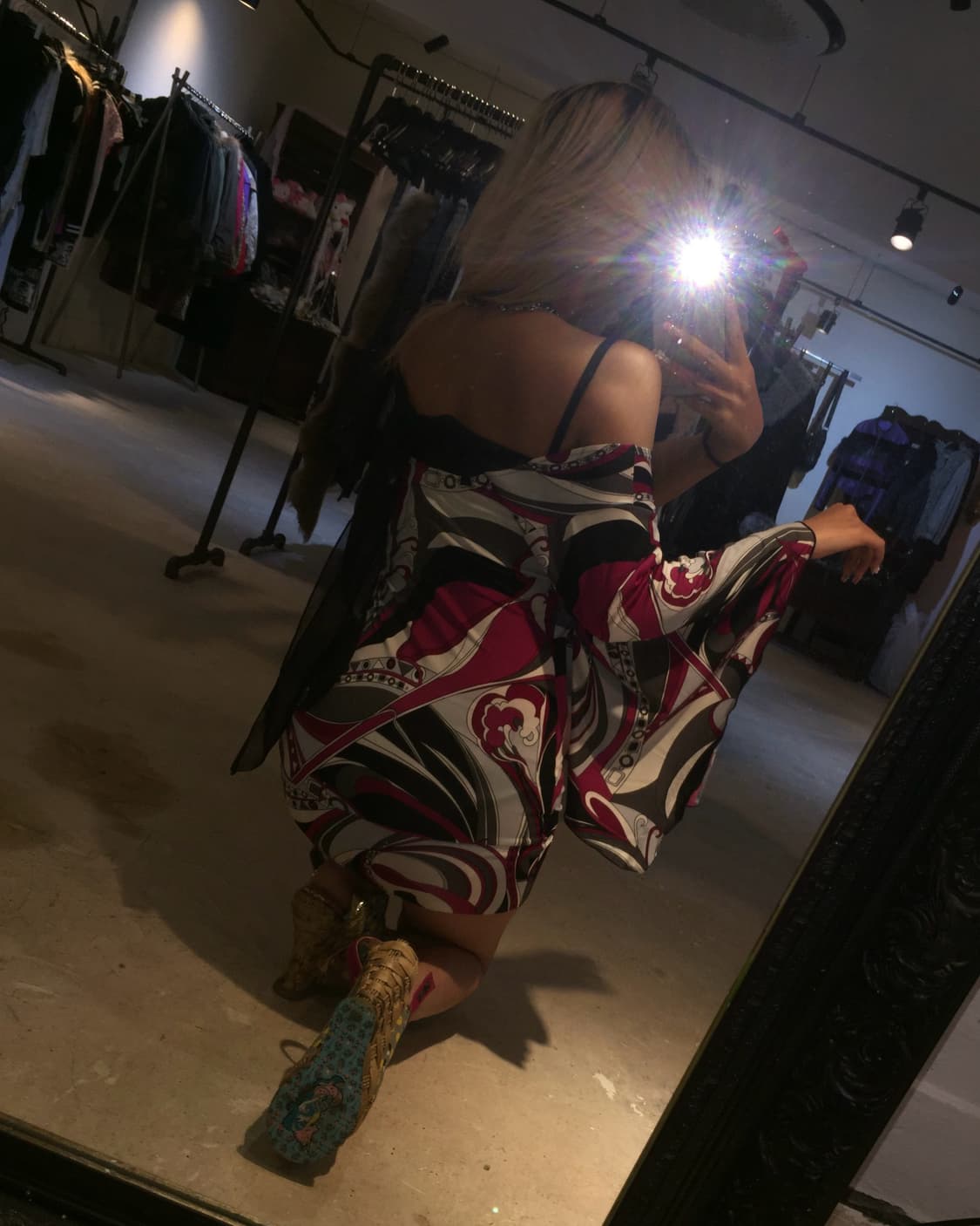 아게하 사이키델릭 원피스 상품이미지2