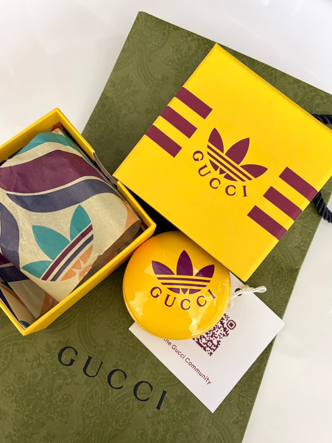 구찌 X 아디다스 콜라보 요요 + 쇼핑백 상품이미지1