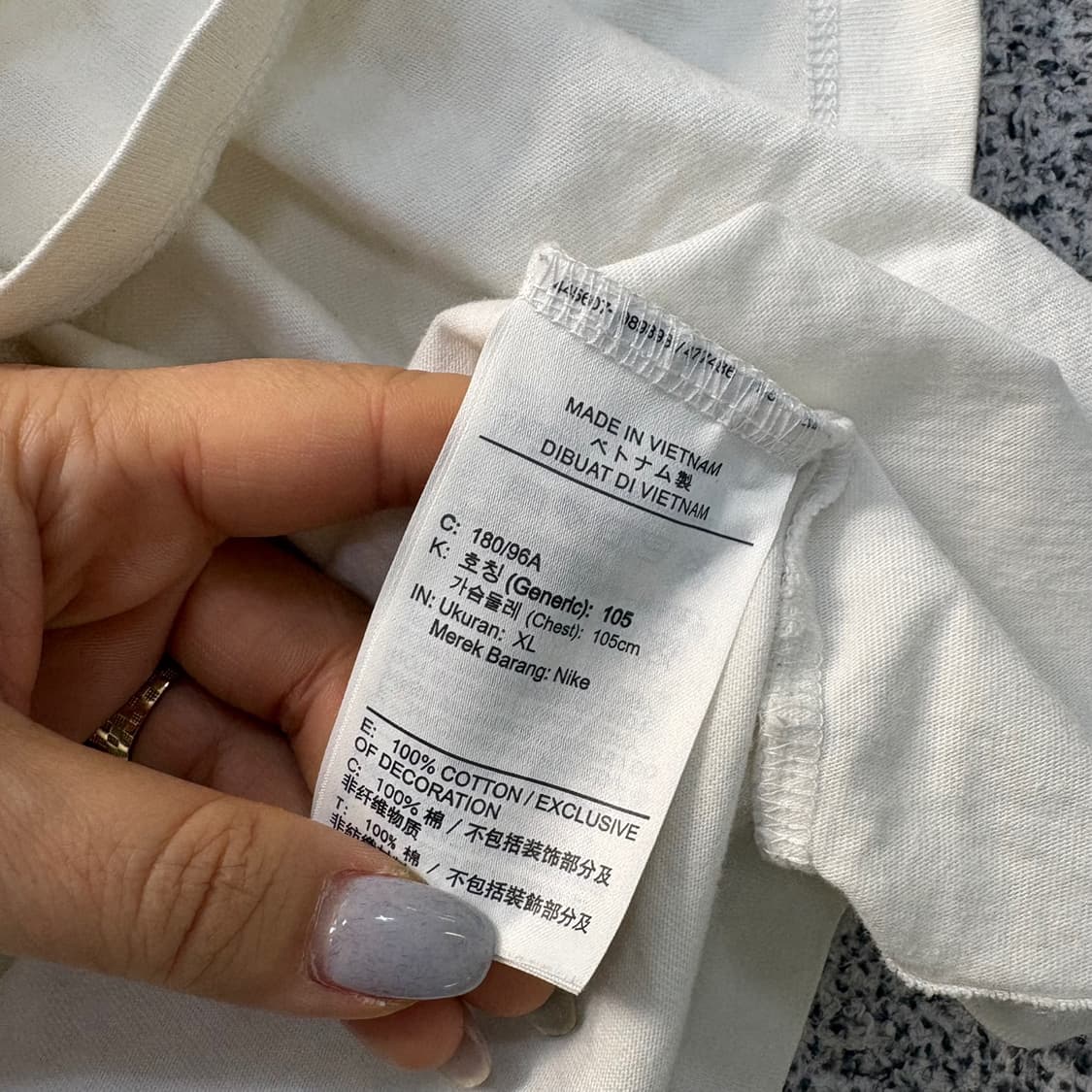 XL 나이키 남성 라운드 반팔티 0323J 상품이미지4