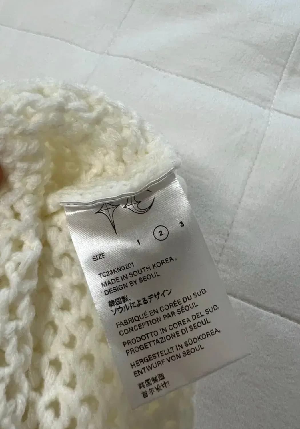 (2)떠그클럽 트라이벌니트 화이트 상품이미지3