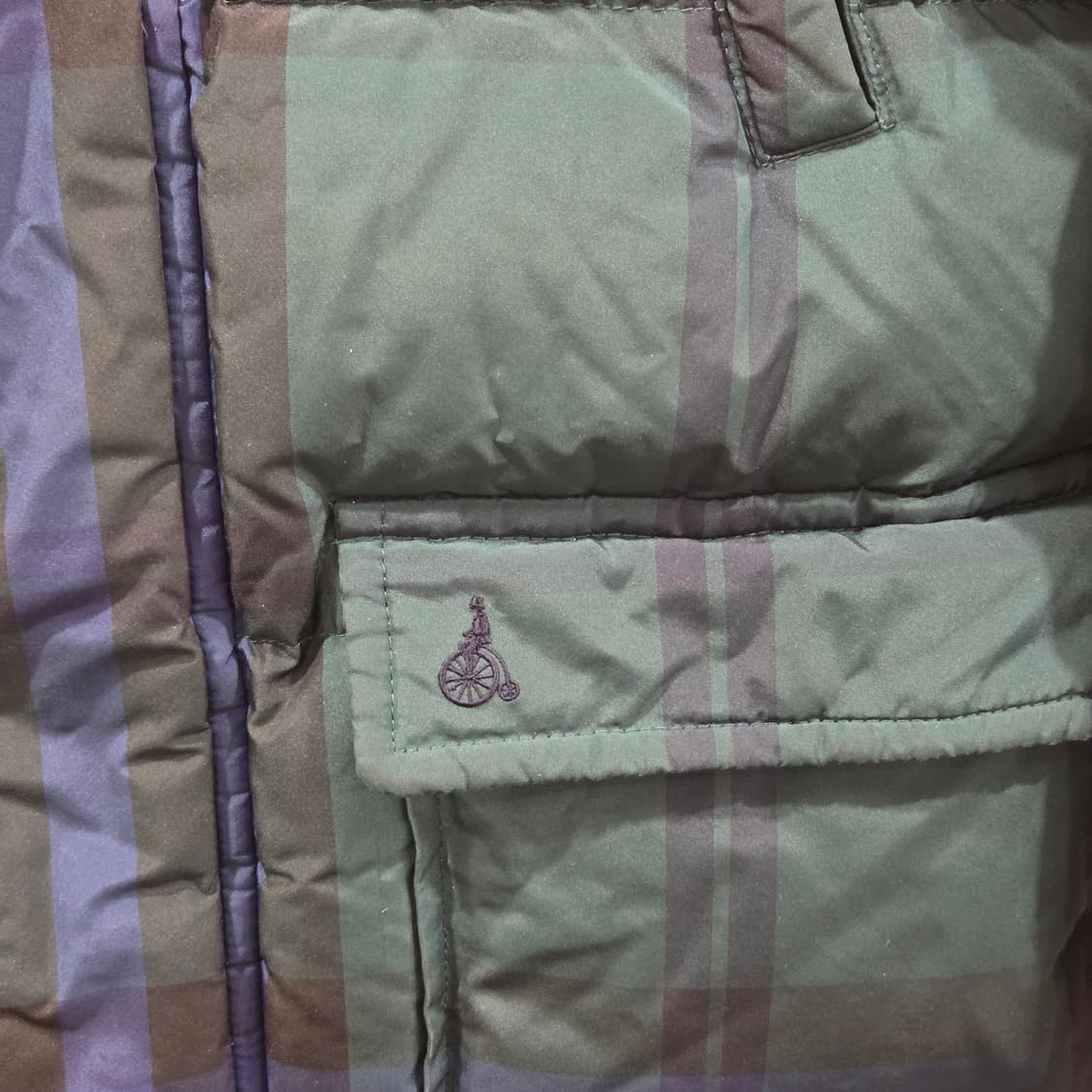 빈폴 키즈 구스다운 체크 패딩 145 상품이미지2