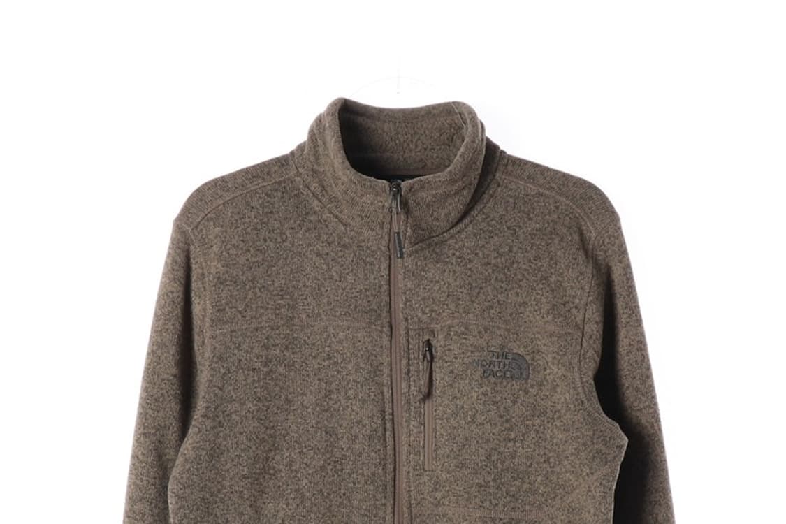 노스페이스 브라운 플리스 풀집업 자켓 S 상품이미지3