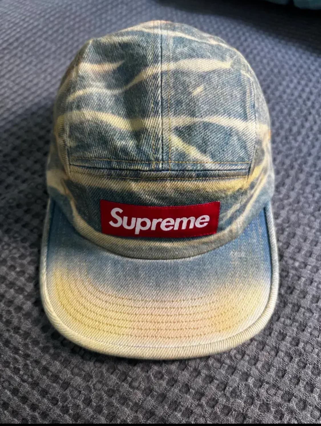 슈프림 데님 캠프캡 더티 인디고 FW25 상품이미지1