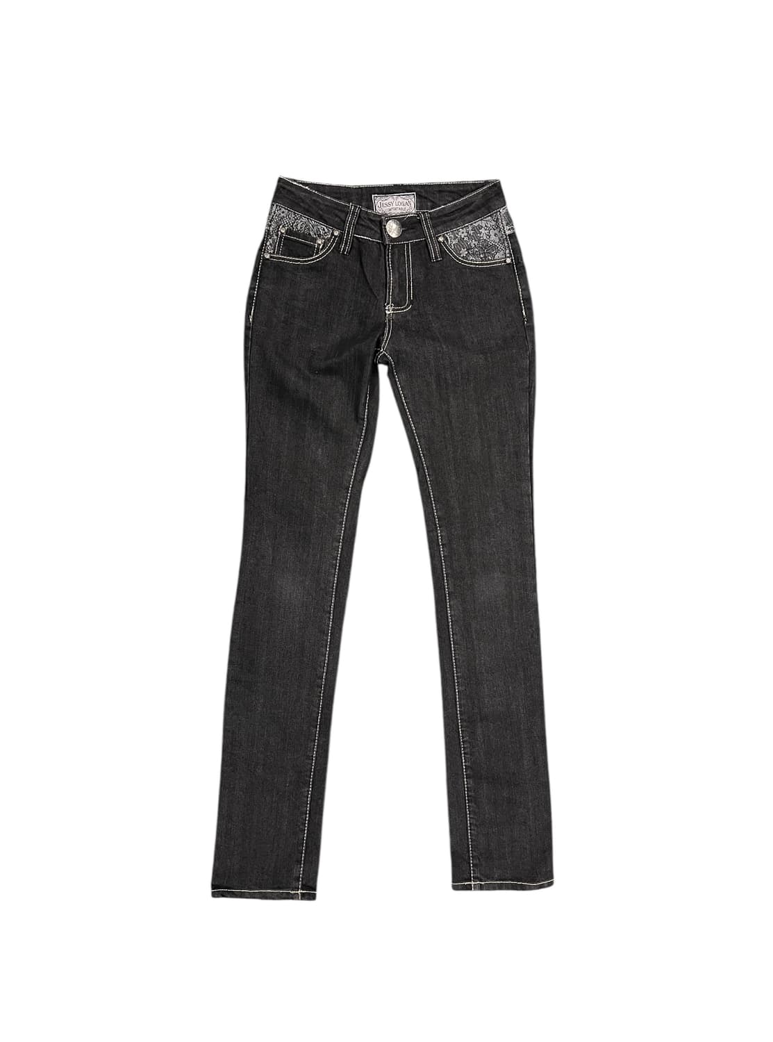 P056 Jessy Logan Y2K 백포켓 데님 팬츠 상품이미지1