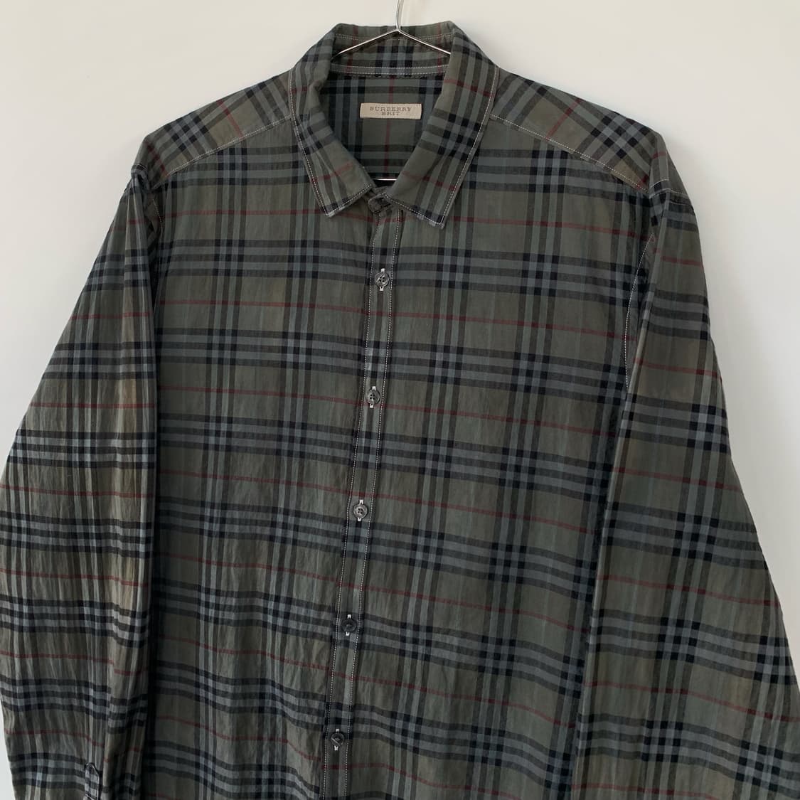 버버리 체크 셔츠 상품이미지2