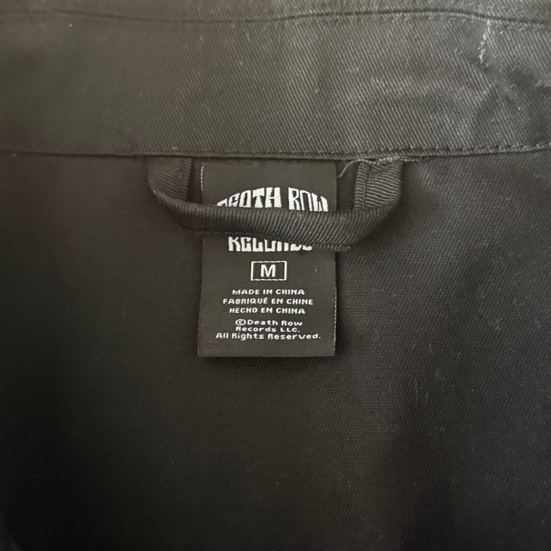 데스로우레코드 트윌 워크 자켓 웨어 블루종 Death Row Record 상품이미지8