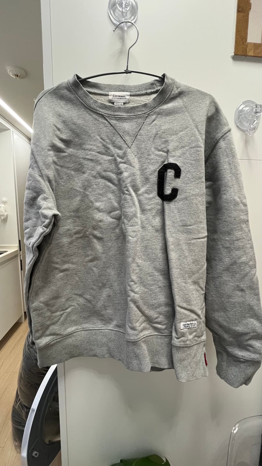 커버낫 맨투맨 그레이 사이즈 m 상품이미지1