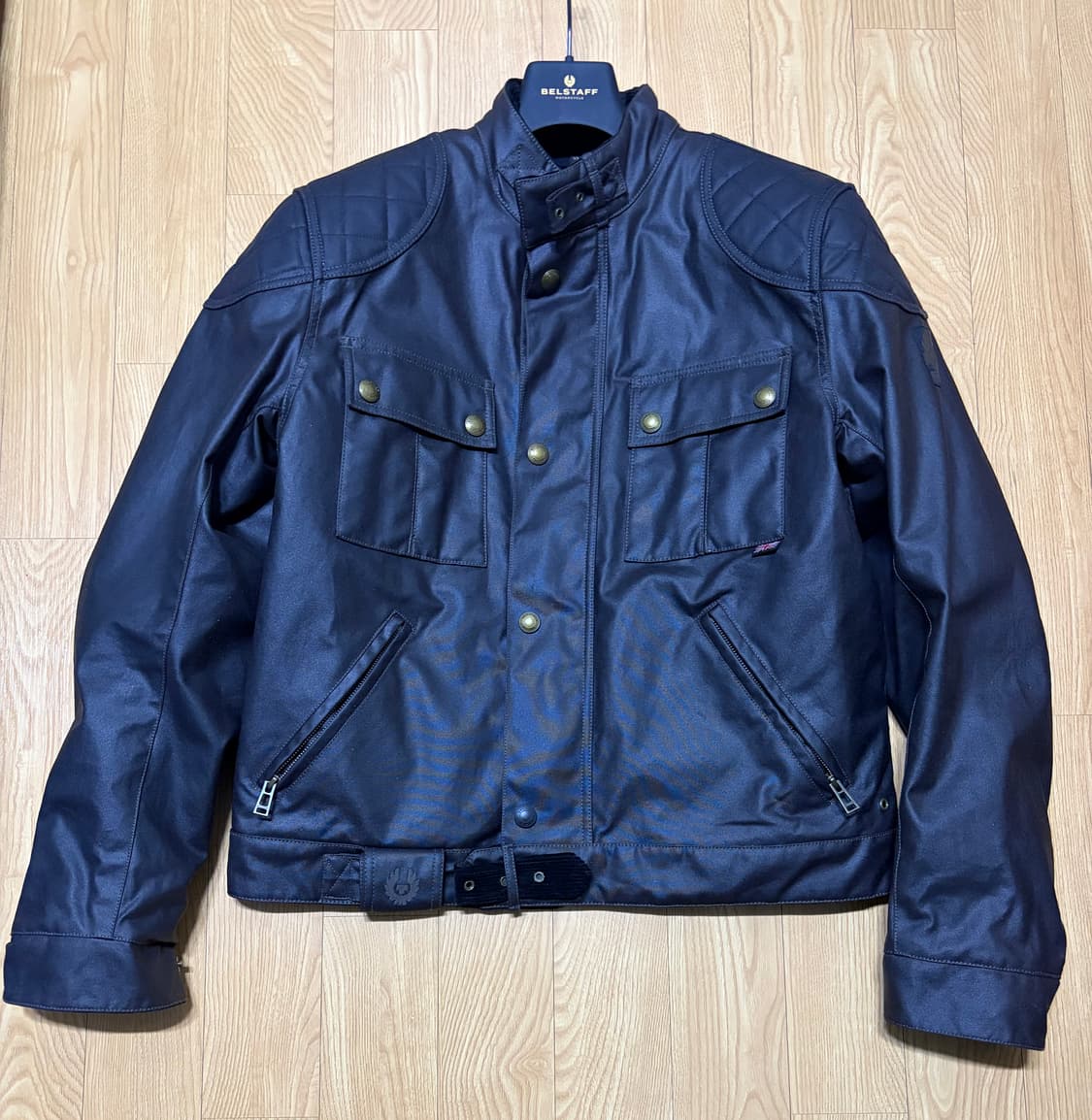 벨스타프 브룩랜즈 10oz 왁스 모터사이클자켓 XL 상품이미지1