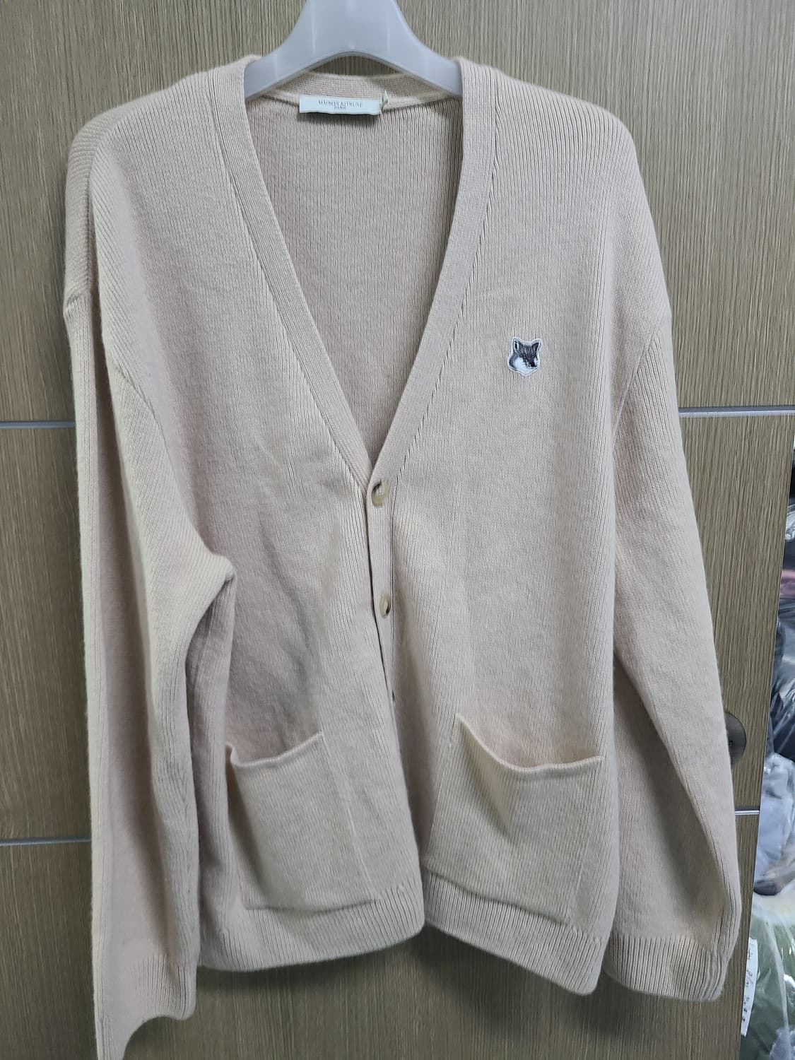 메종키츠네 폭스 패치 가디건 2xl 상품이미지1