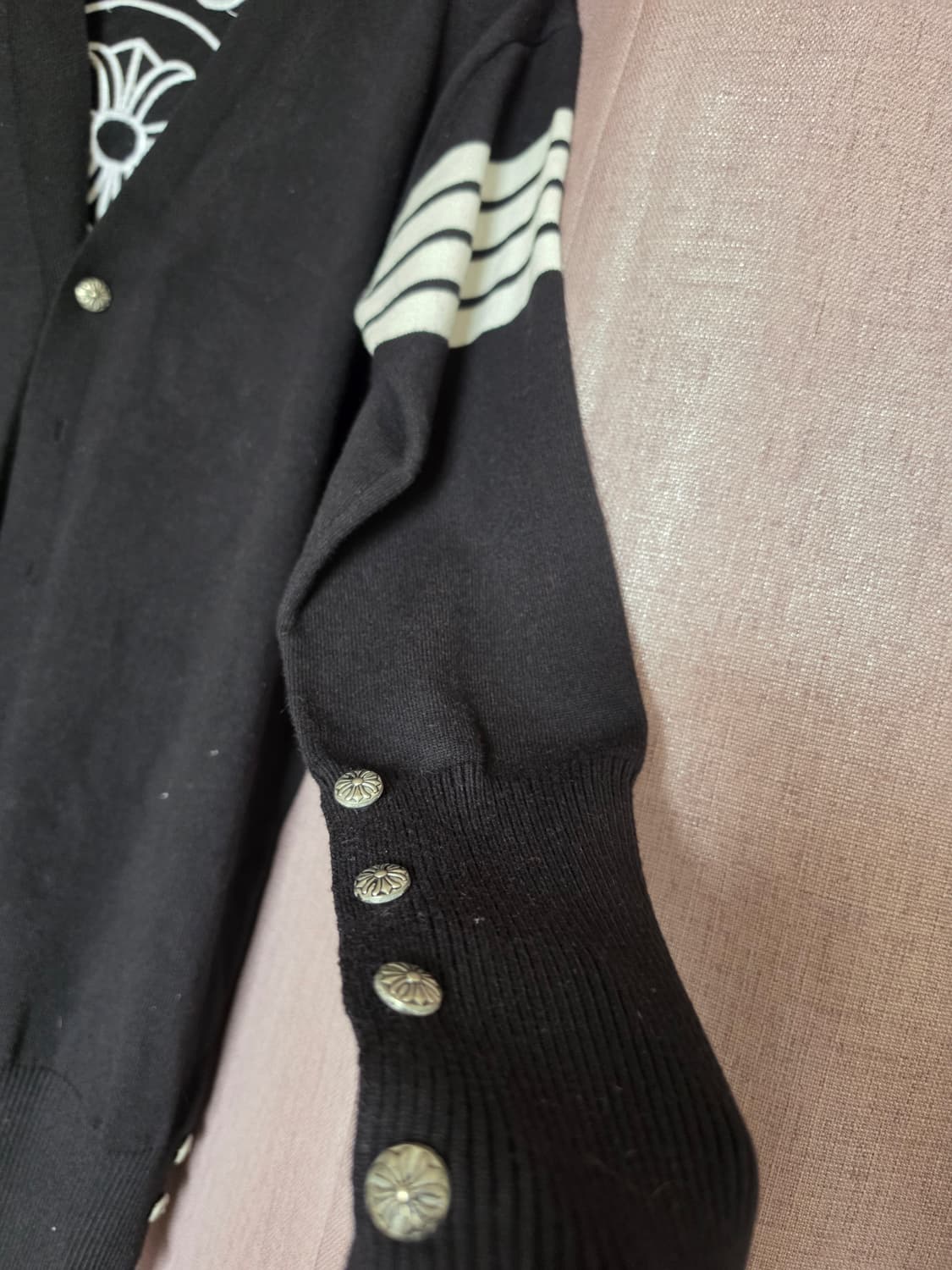 크롬하츠스타일니트롱가디건 95~100 상품이미지4