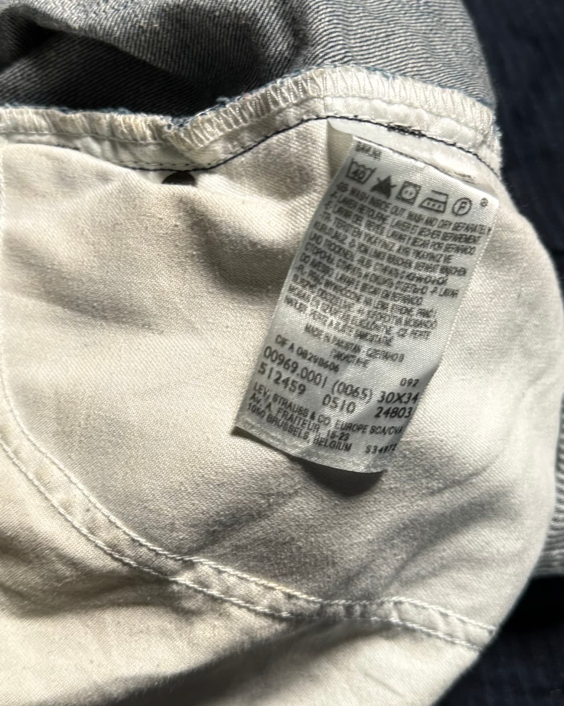리바이스 00969 신치백 데님 쇼츠 30 상품이미지6
