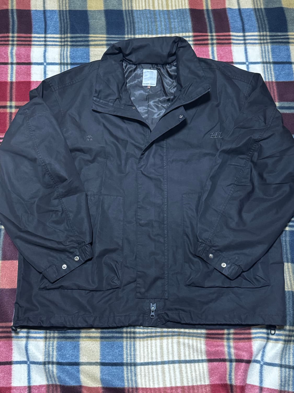 폴리테루 휴먼인덱스 인덱스 트랙파카 (블랙, 4) 상품이미지4